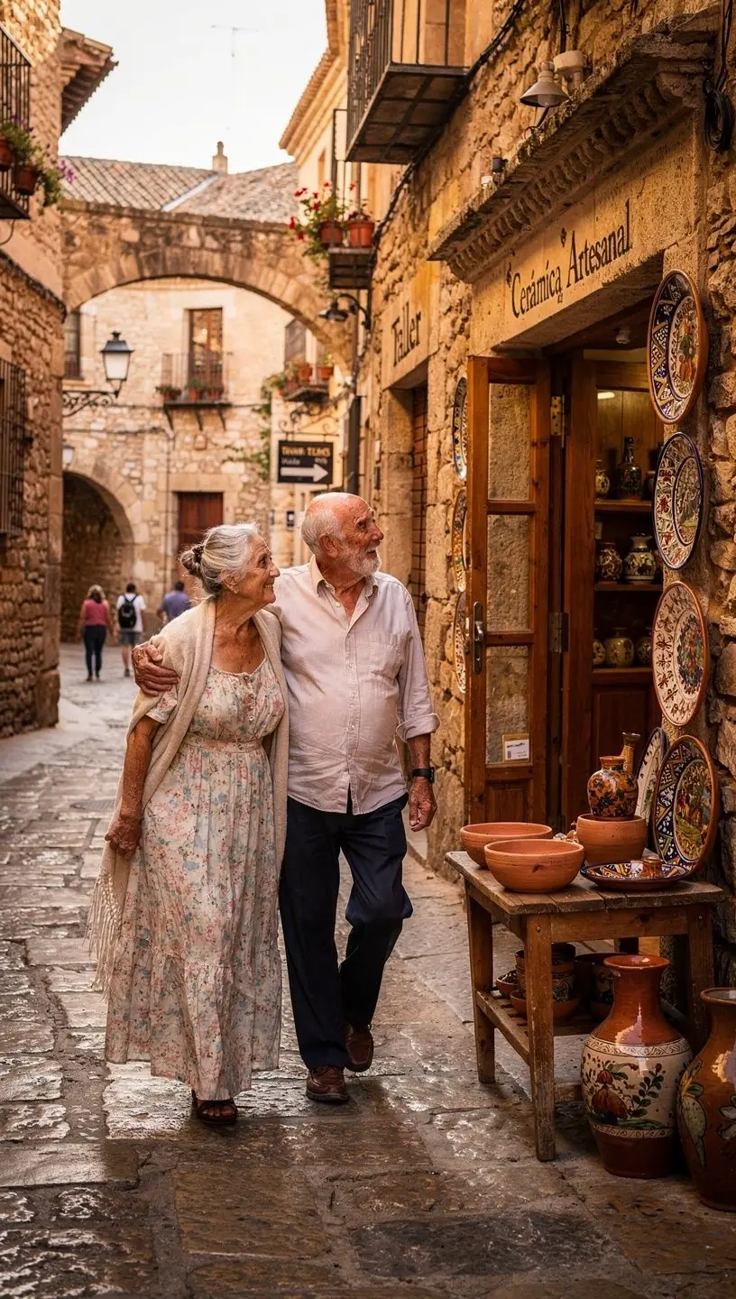 Vista panorámica de una ruta que atraviesa montañas y valles verdes en España.
